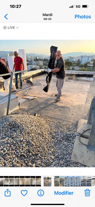 Réfection d’une toiture à Bouc bel Air près d’Aix en Provence dans les Bouches du Rhône 
