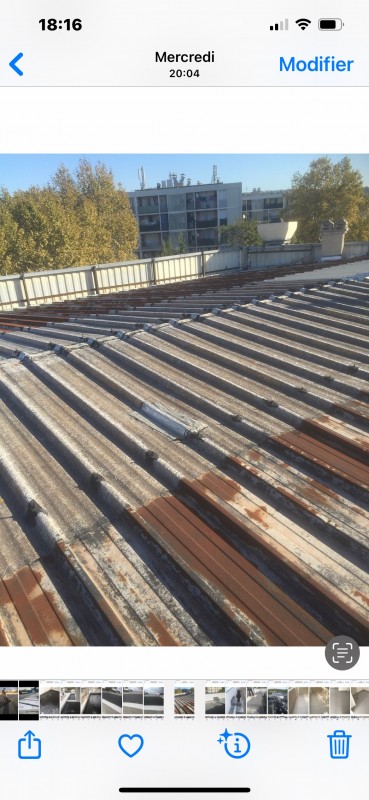 Réfection d’une toiture industrielle en bac acier à Manosque dans les alpes de haute Provence 04